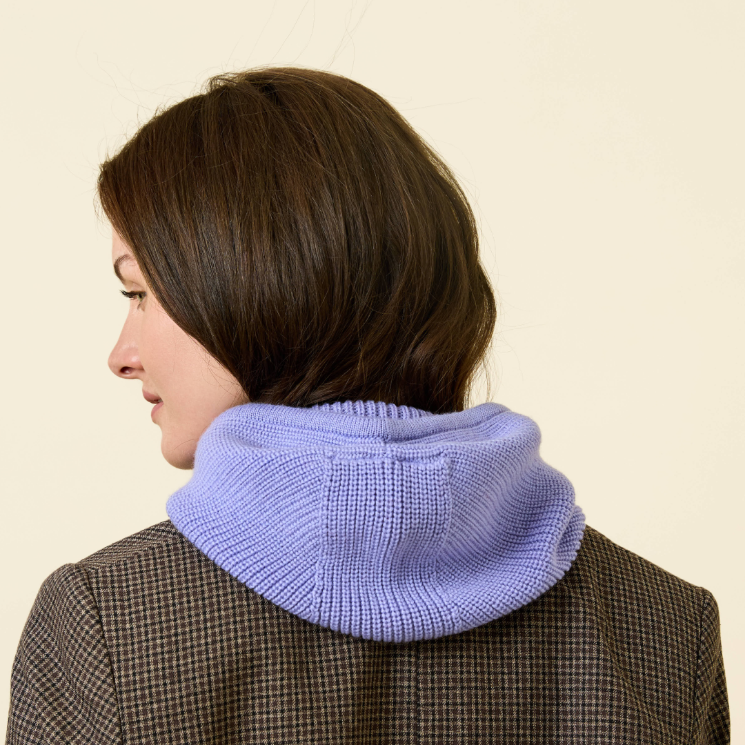 Merino Wool Balaclava - Lilac