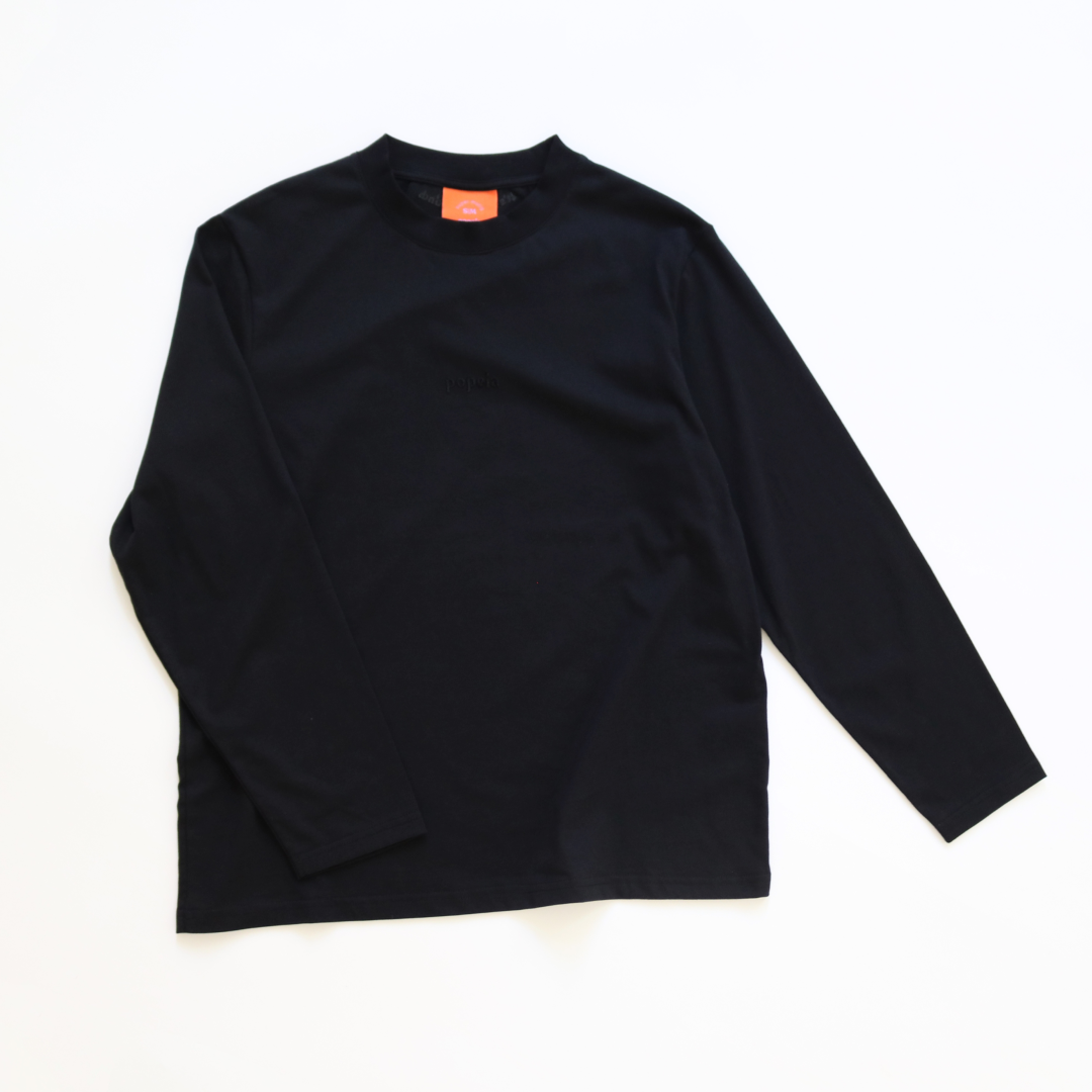 Langarmshirt Set in Schwarz