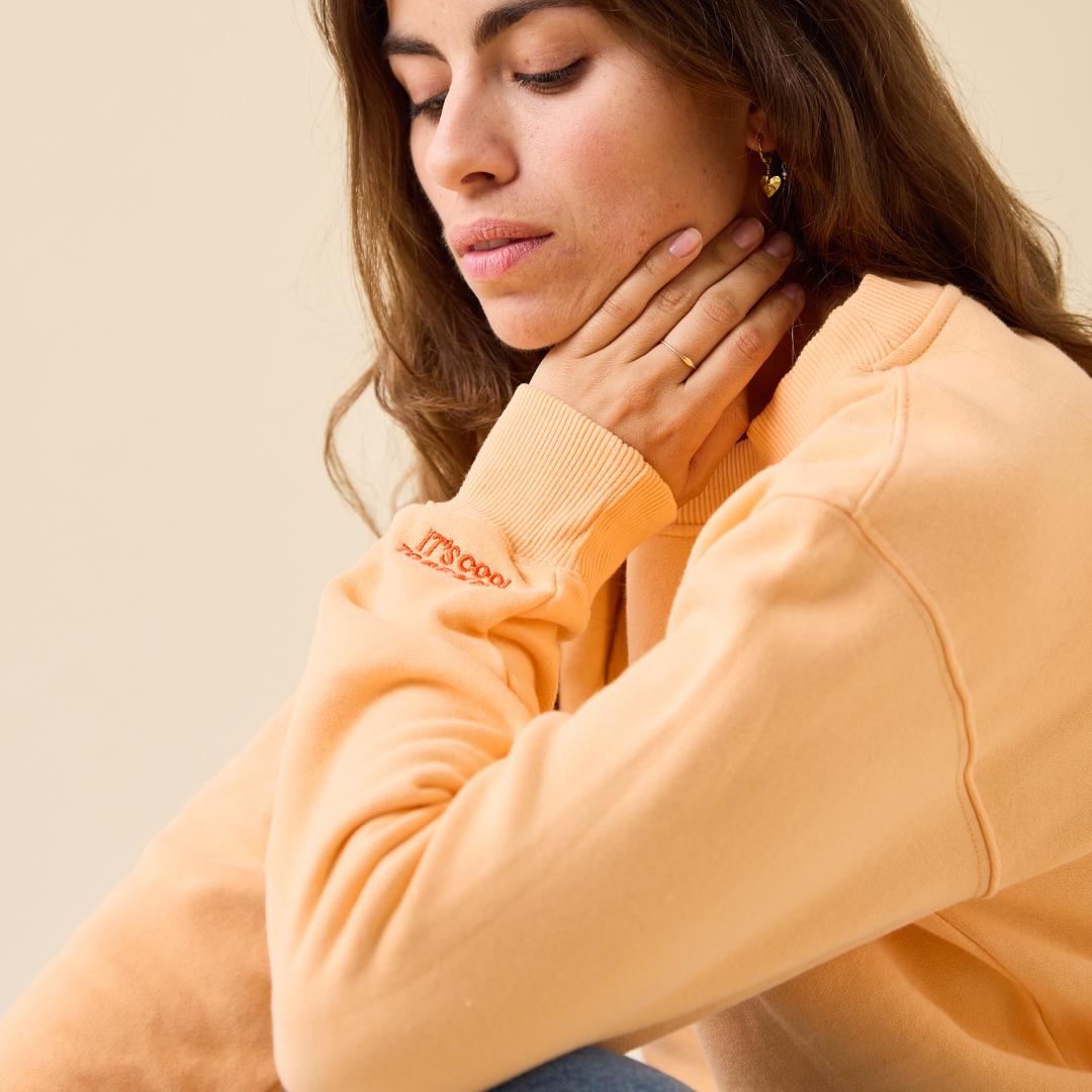 Kindness Sweater Set in Apricot