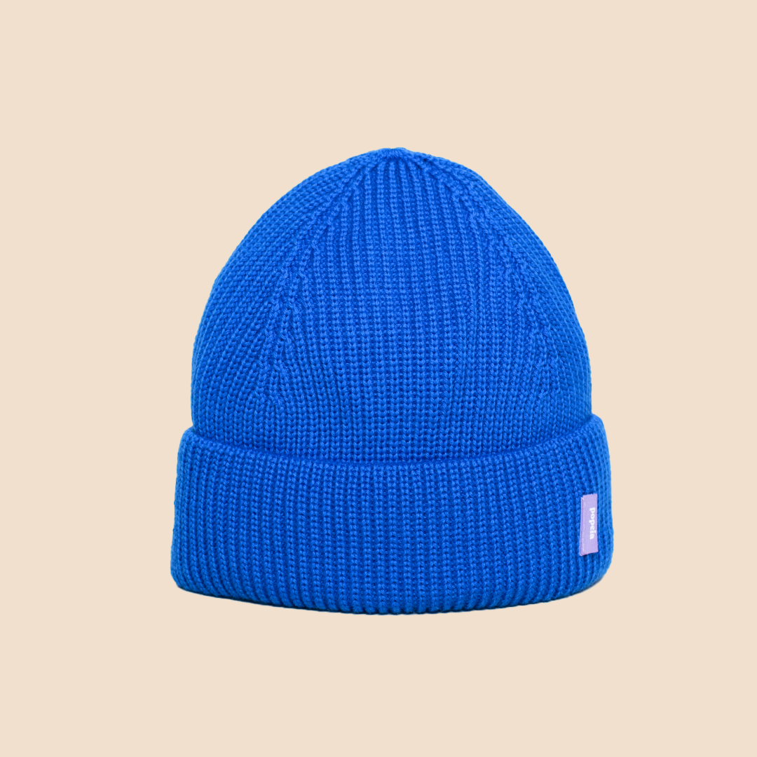 Matching Mama - Beanie Set in Königsblau
