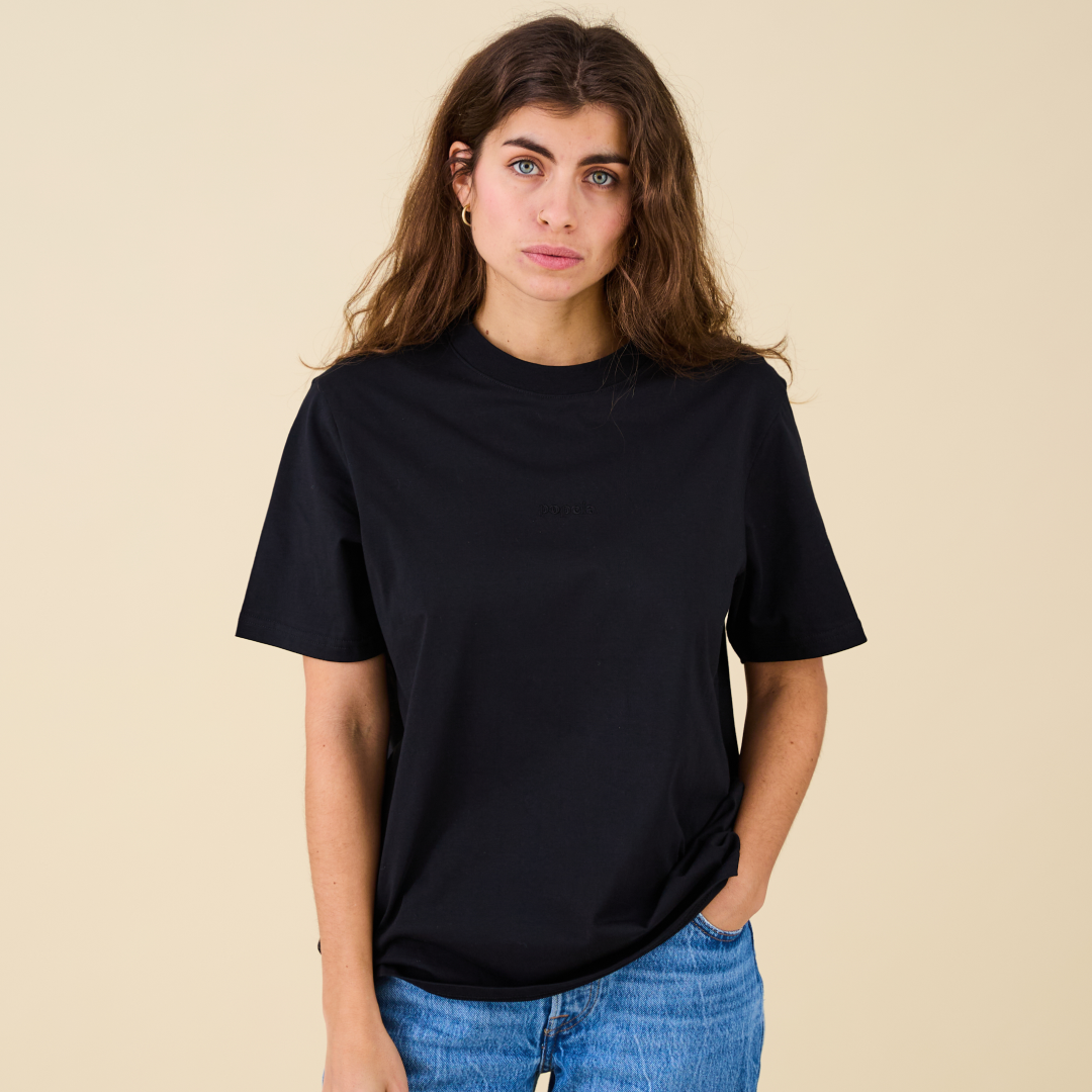 T-Shirt Set in Schwarz