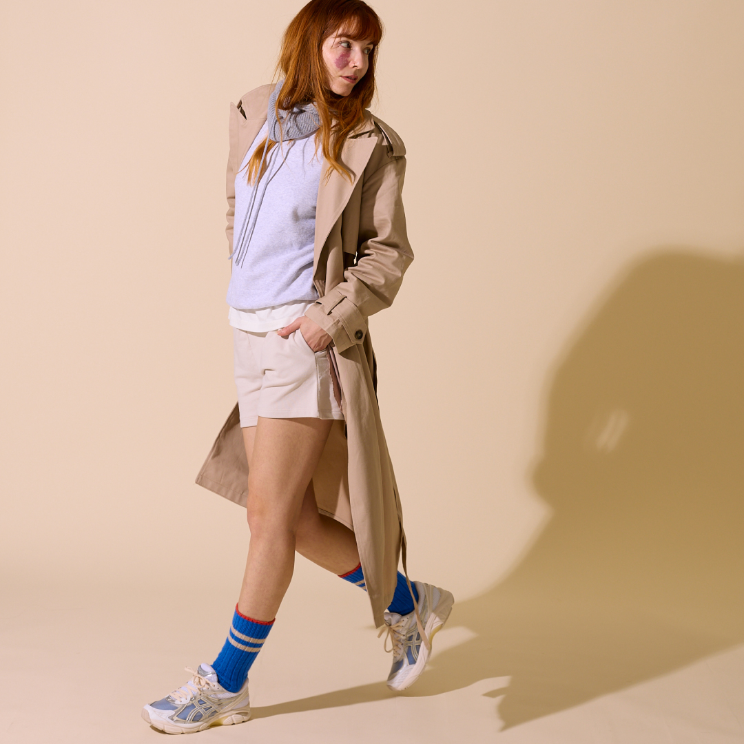 Dicke Stricksocken 3er Set - Grau/Grün/Königsblau