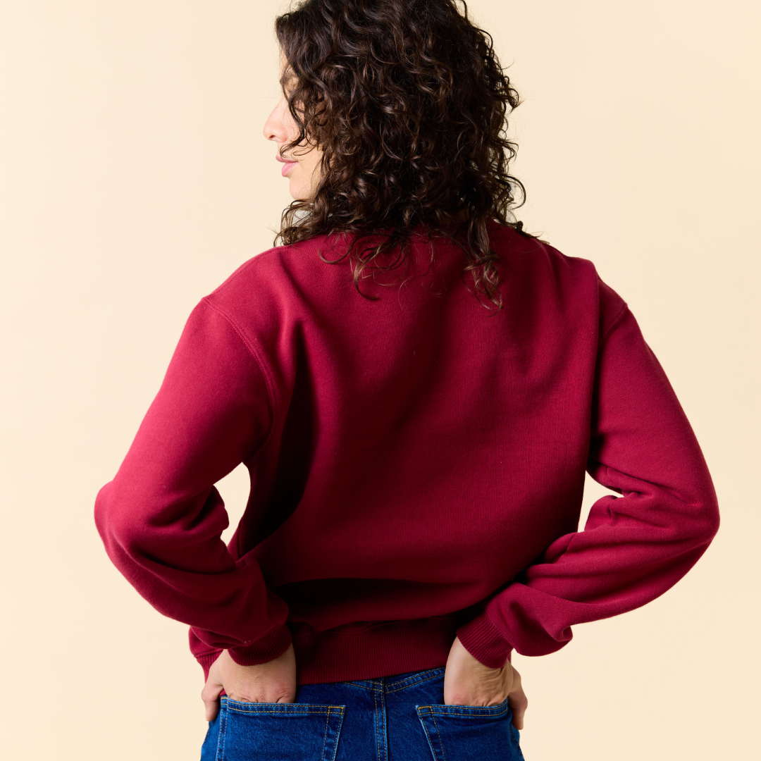 Kindness Sweater Set in Bordeaux