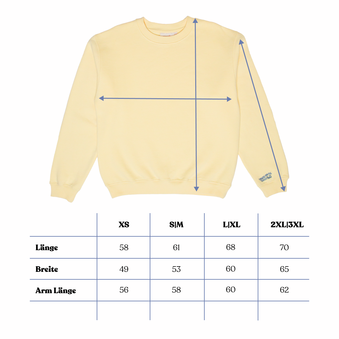 Kindness Sweater aus Bio-Baumwolle in Butter Yellow