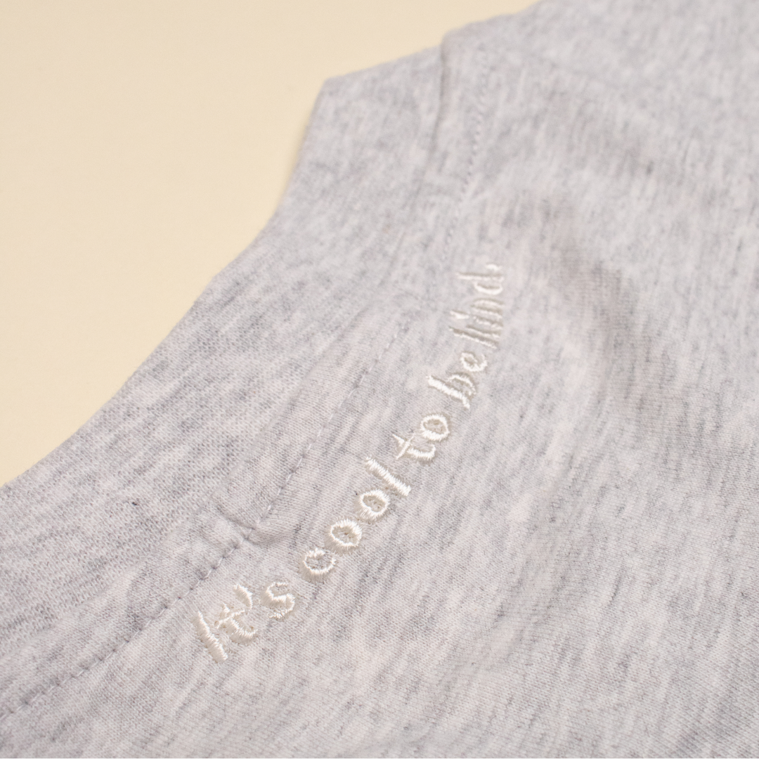 T-Shirt aus Bio-Baumwolle in Grau