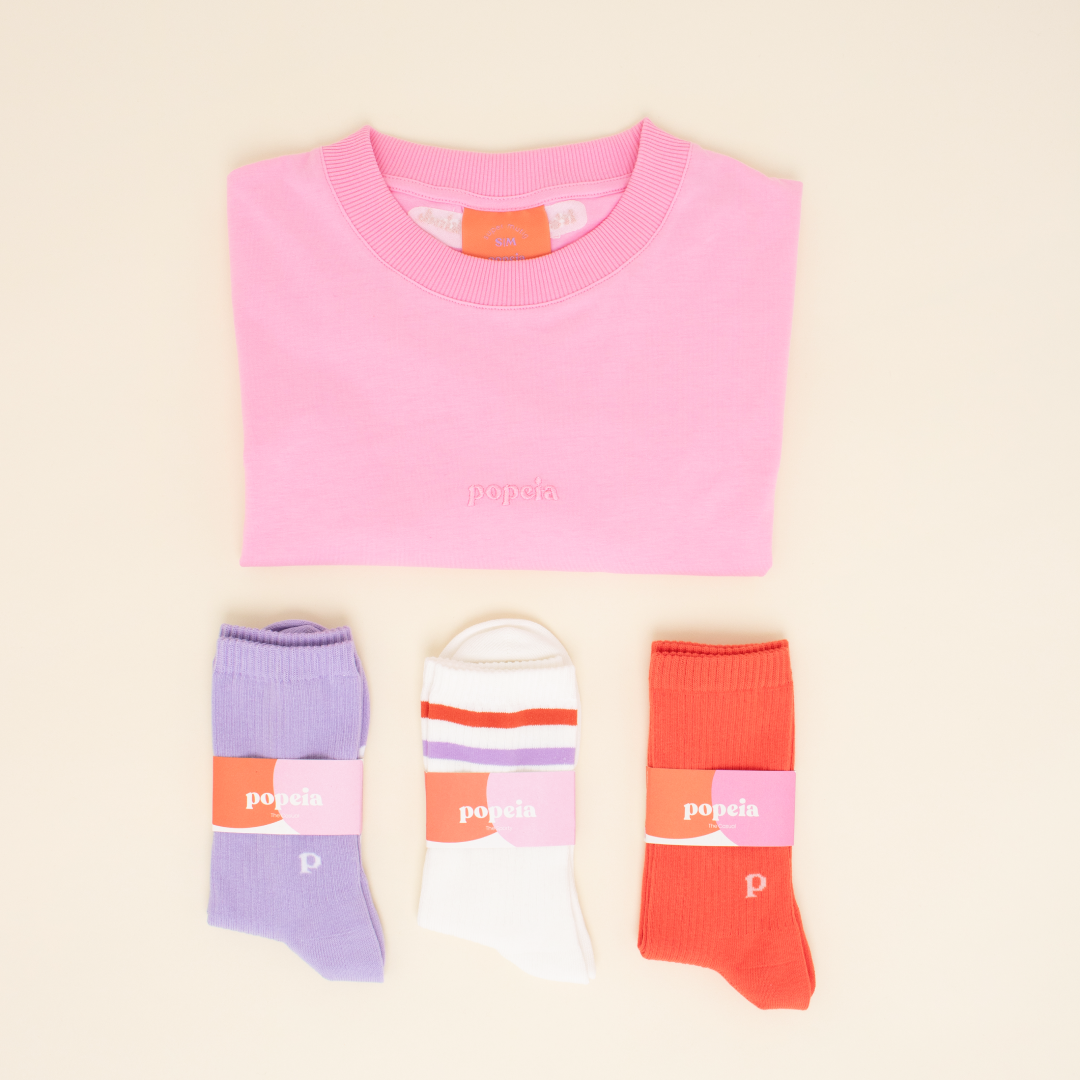 T-Shirt Set in Pink