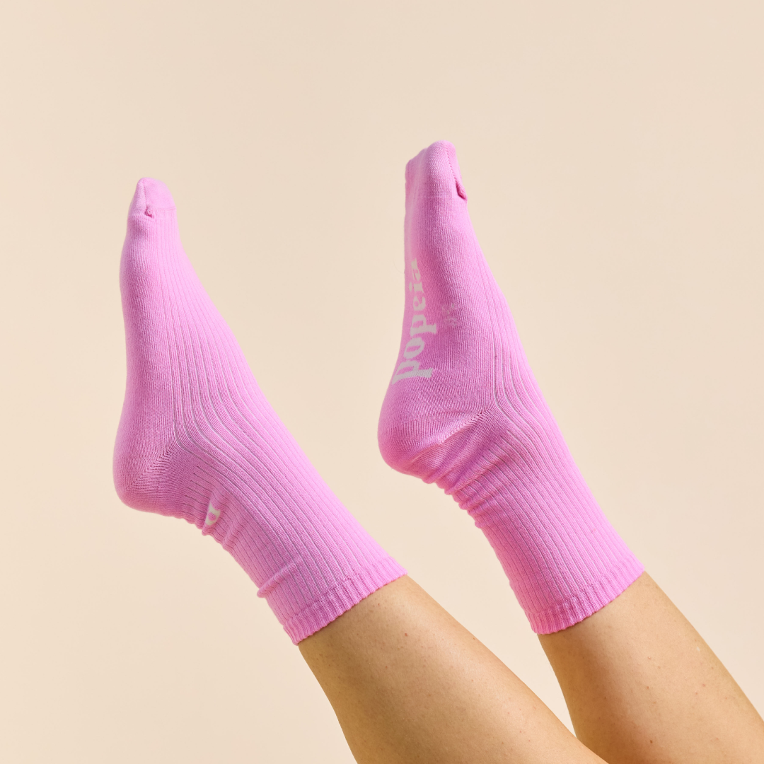 The Casual - Organic Cotton Socks in Pink