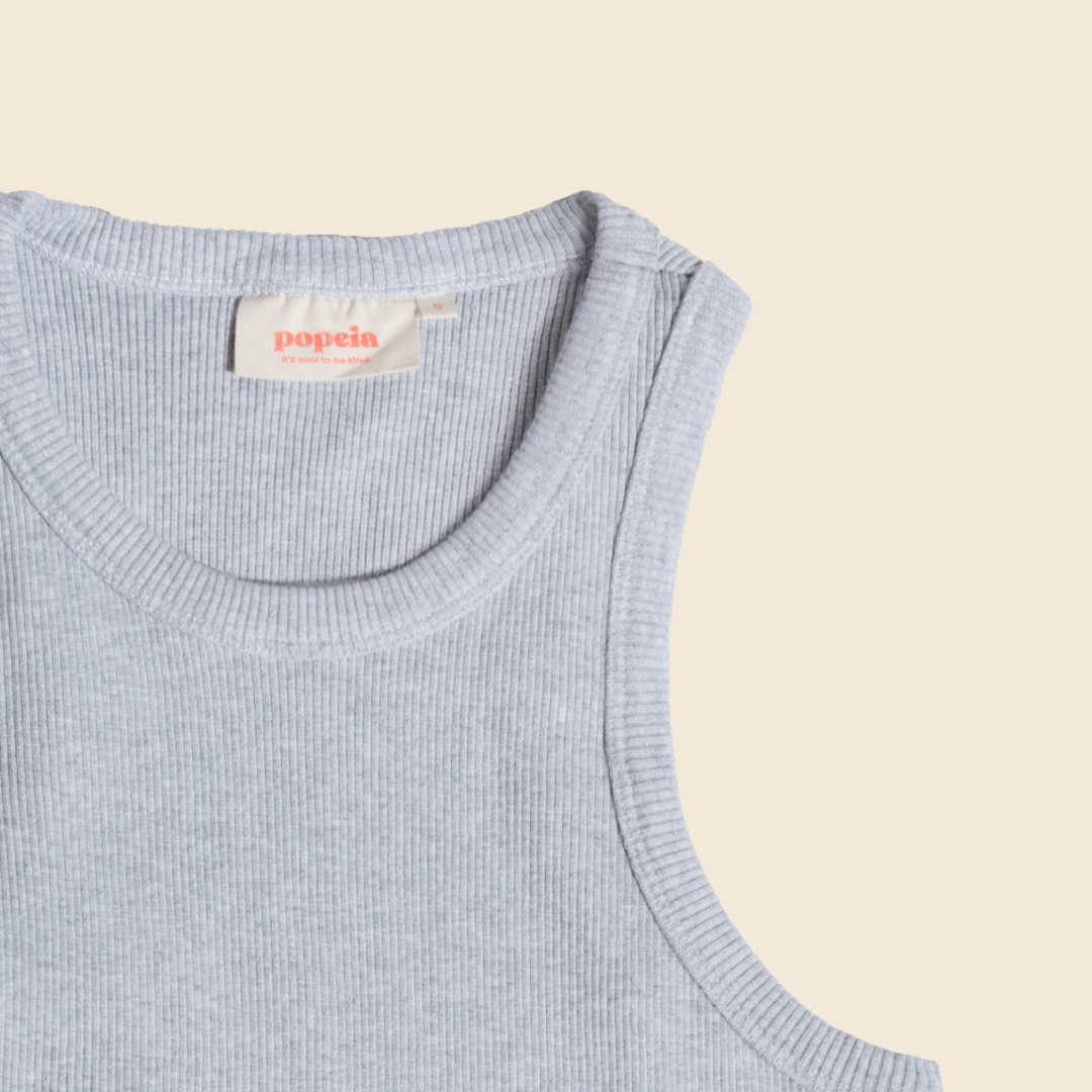 The 24/7 Organic Cotton Top in Grey