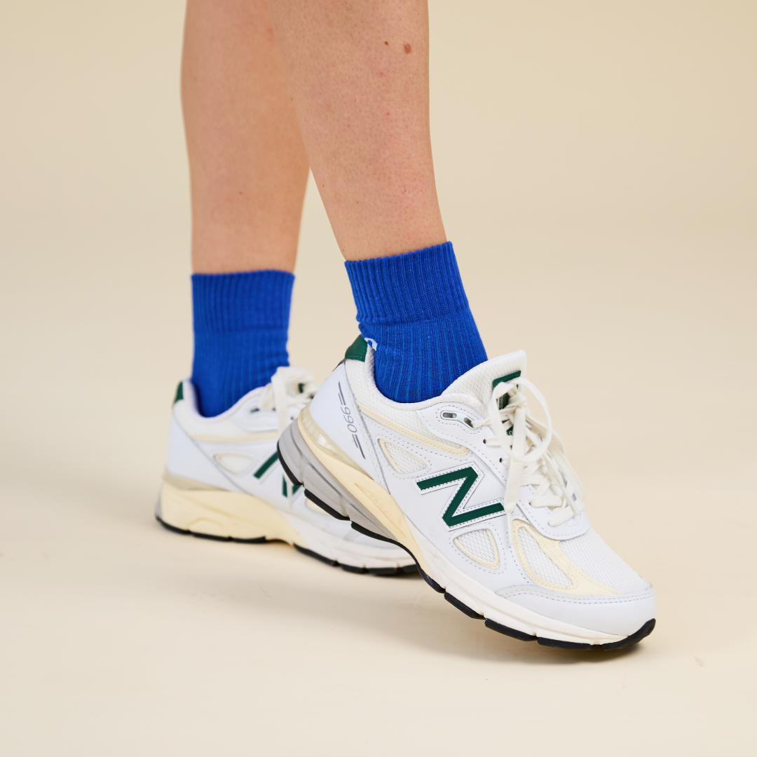 The Casual - Ankle Socken aus Bio-Baumwolle in Königsblau