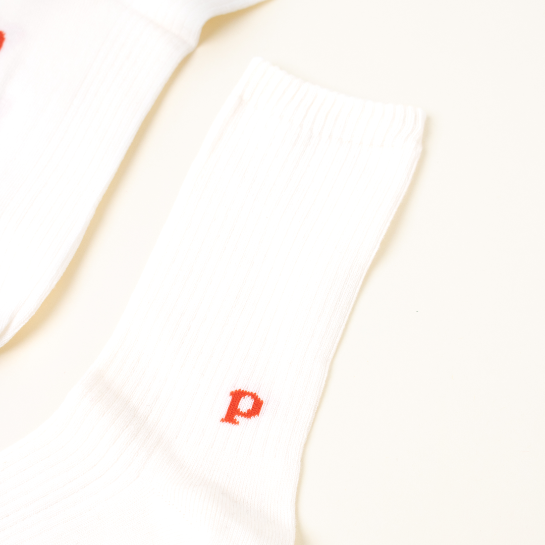 Gemischtes Set: Weiße & Schwarze Socken aus Bio-Baumwolle