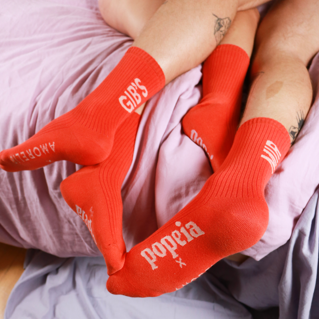 popeia x Amorelie Socken aus Bio-Baumwolle