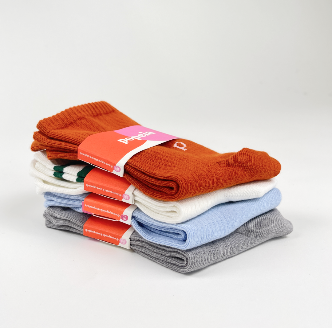 The Sporty - Socken aus Bio-Baumwolle in Grün