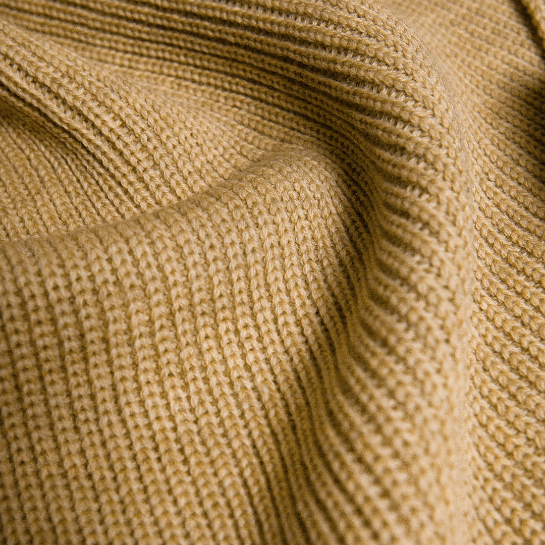 Schal aus Merinowolle - Beige