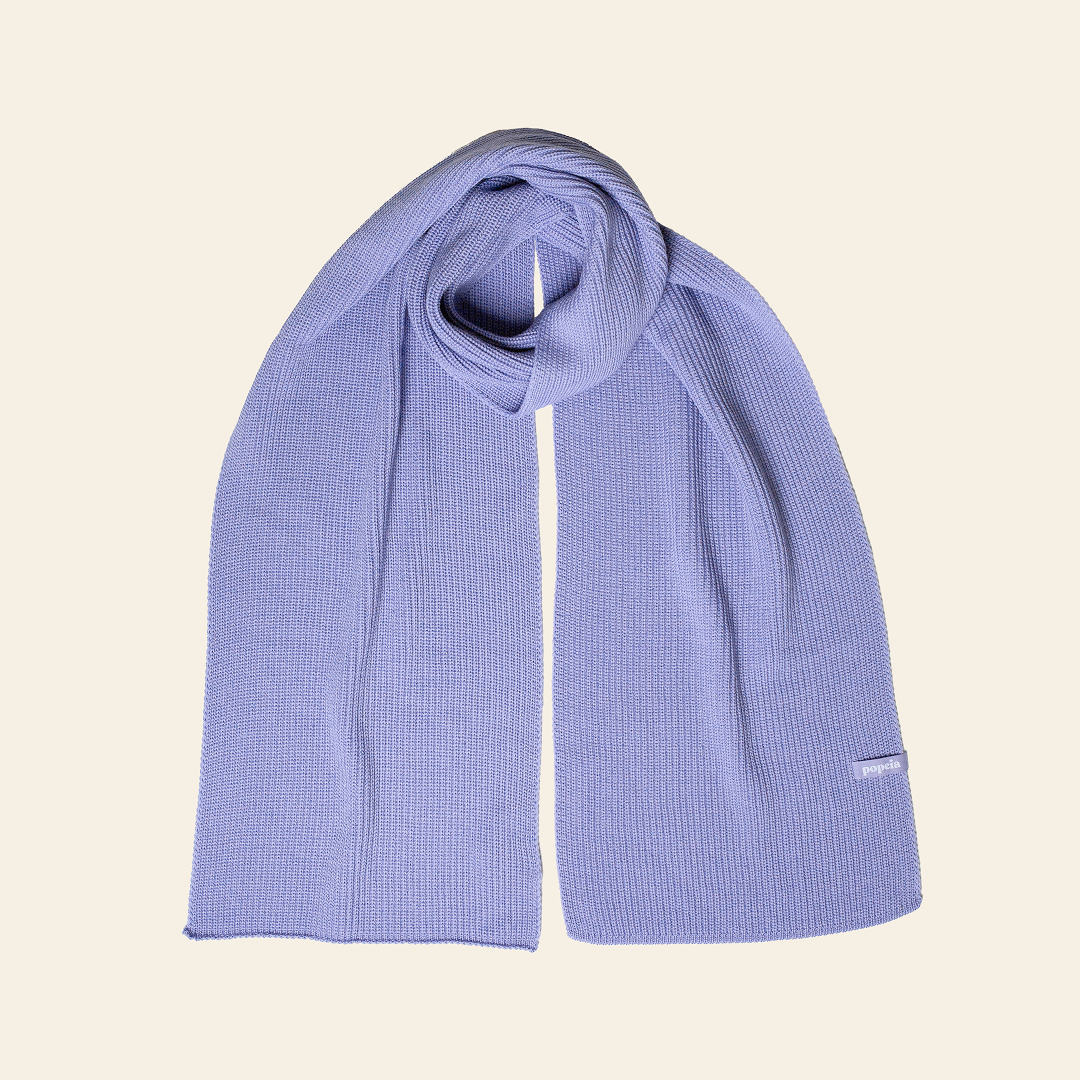 Special Beanie & Schal im Set - Lila