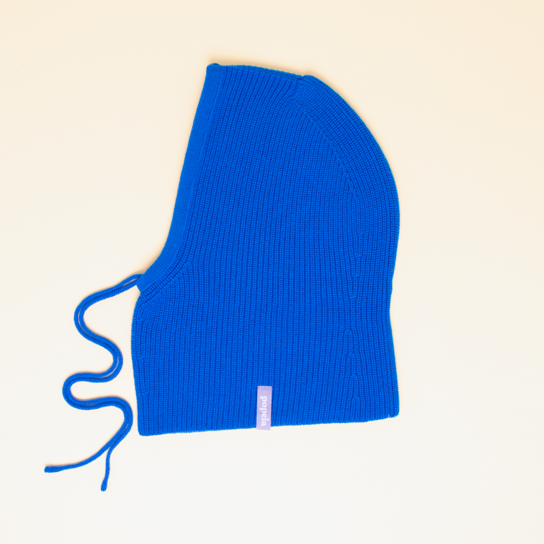 Merino Wool Balaclava - Blue