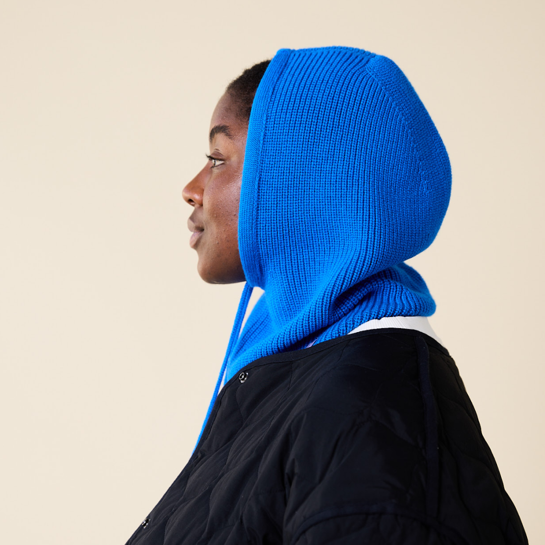 Merino Wool Balaclava - Blue