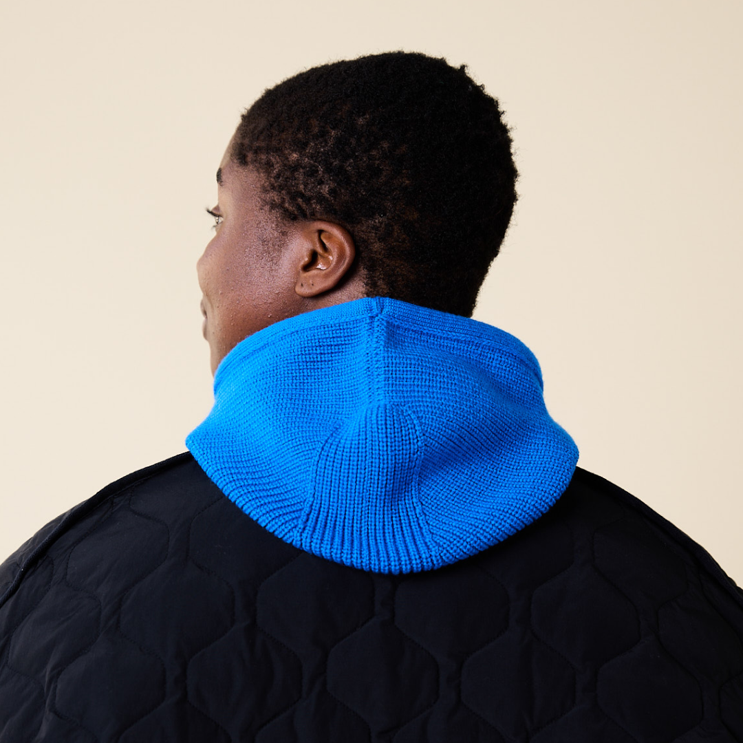 Merino Wool Balaclava - Blue