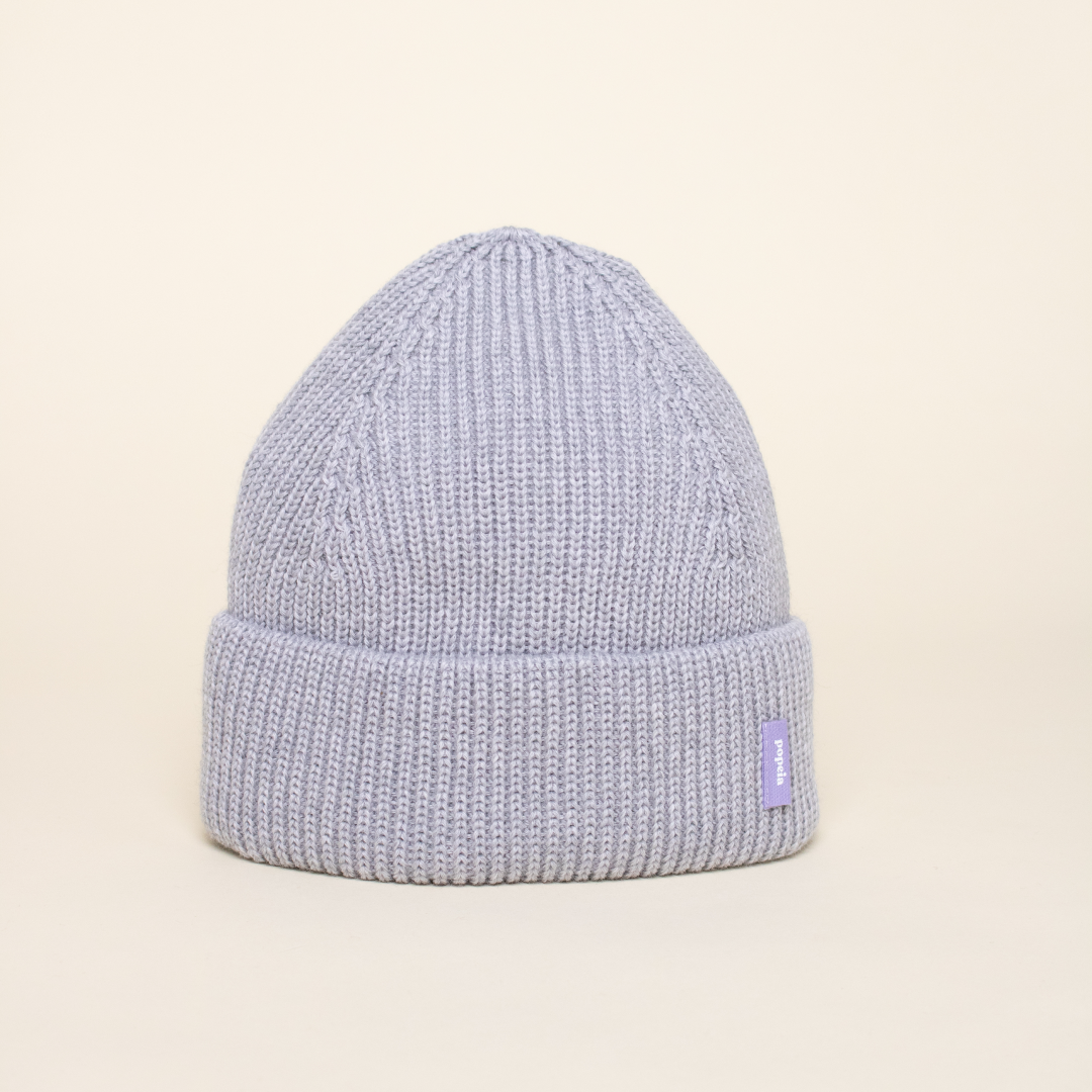 Merino Wool Beanie - Grey