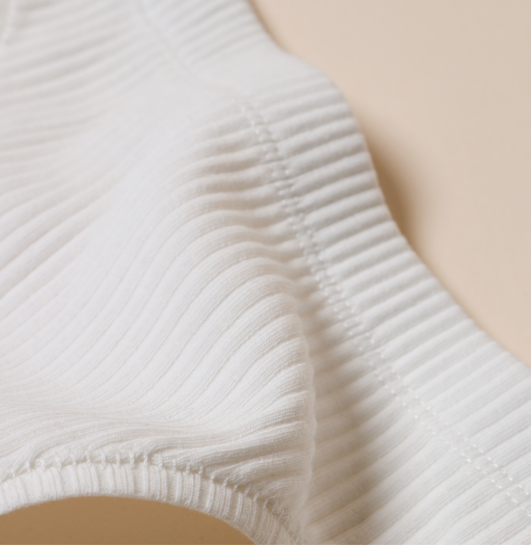 Comfy Slips aus Bio-Baumwolle in Weiß (7 Stück)