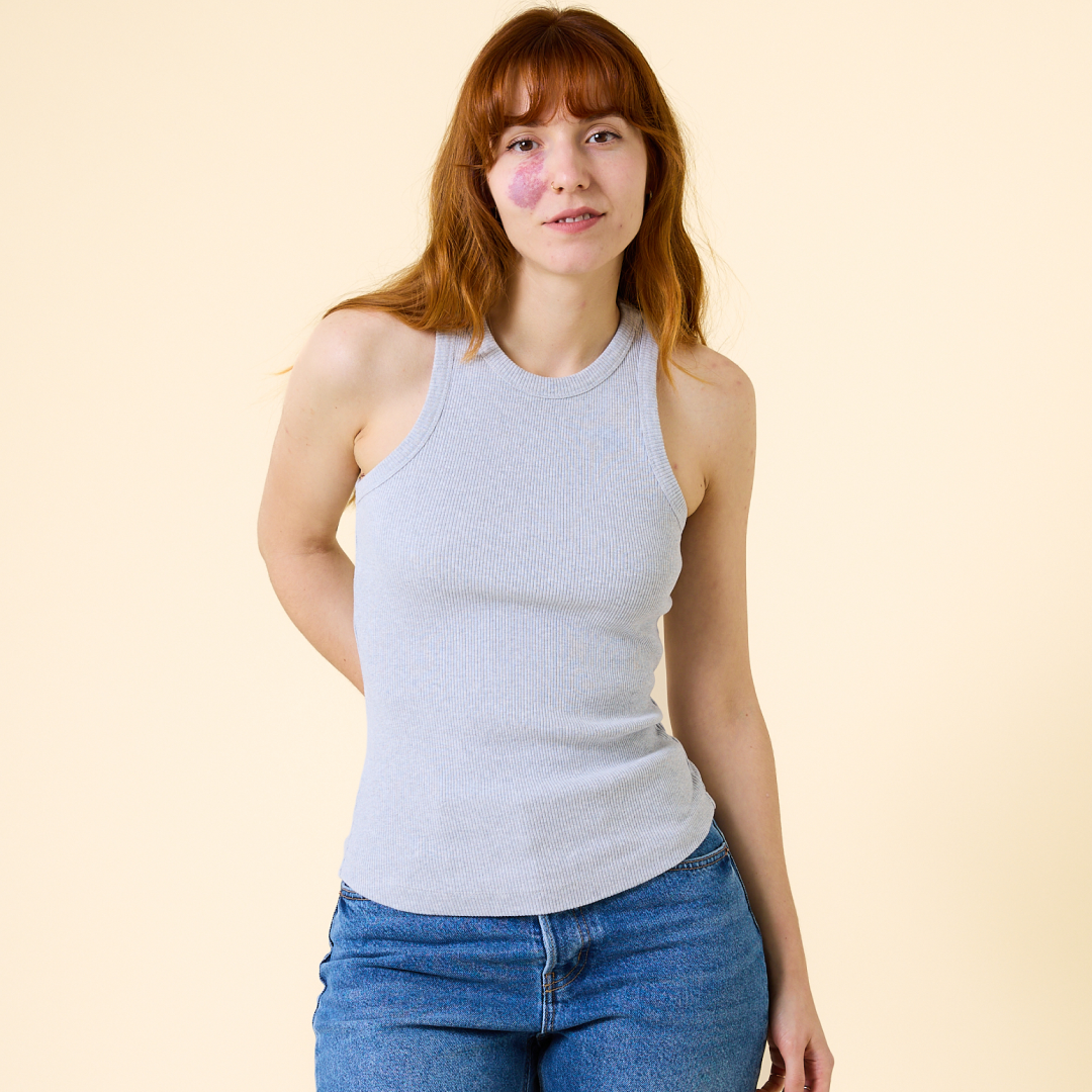 The 24/7 Organic Cotton Top in Grey