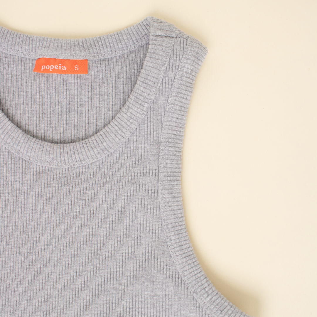 The 24/7 Organic Cotton Top in Grey