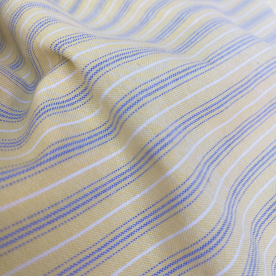 Organic Cotton Shirt (Striped) in Blue/White