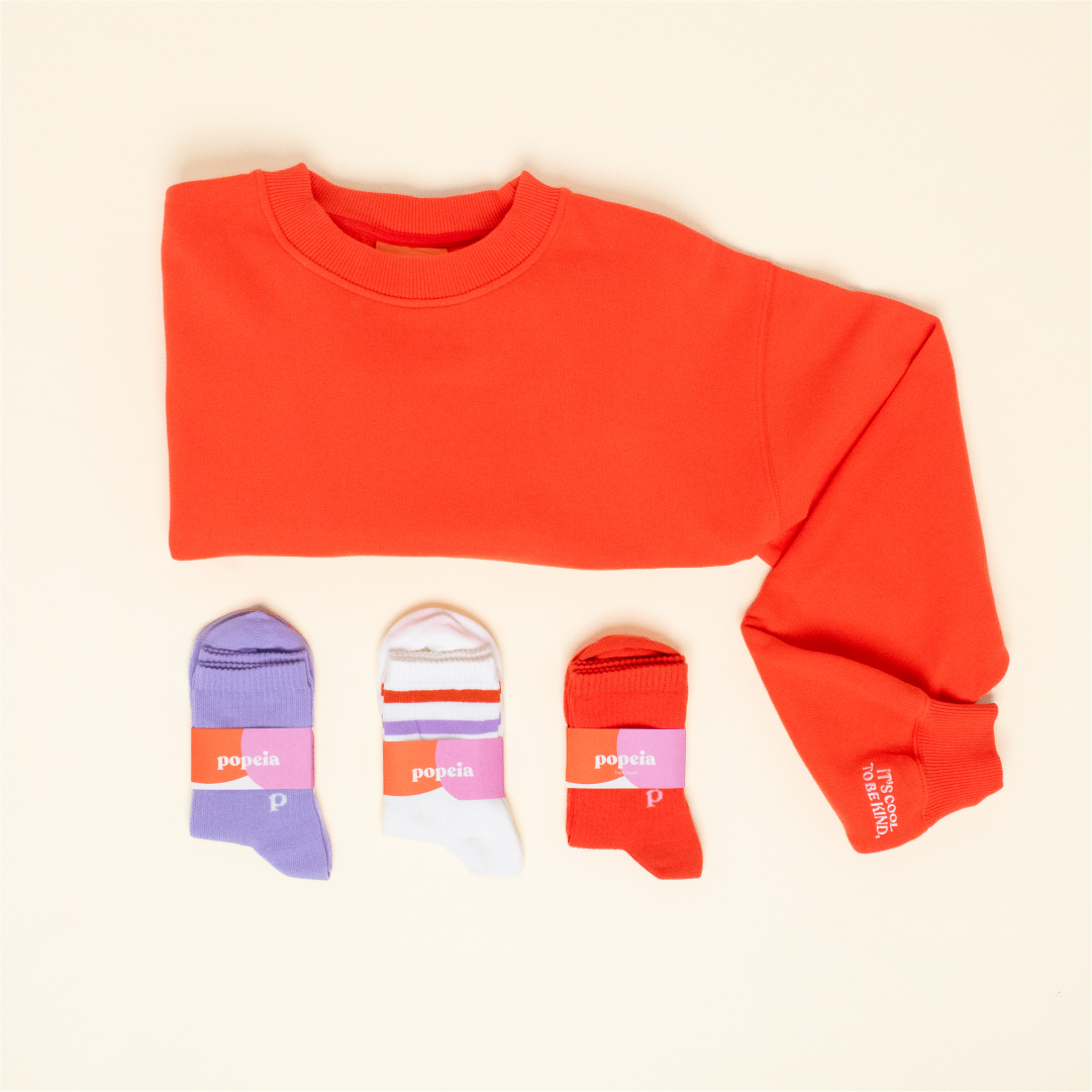 Kindness Sweater Set in Rot