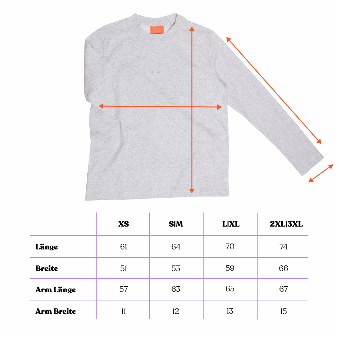 Organic Cotton Long Sleeve Shirt in Grey