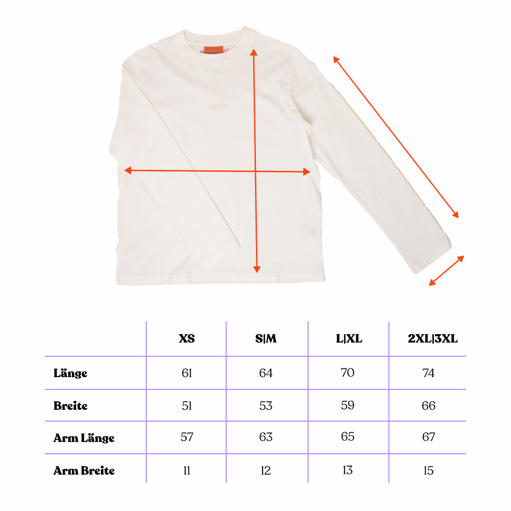 Langarmshirt aus Bio-Baumwolle mit U-Ausschnitt – Schwarz