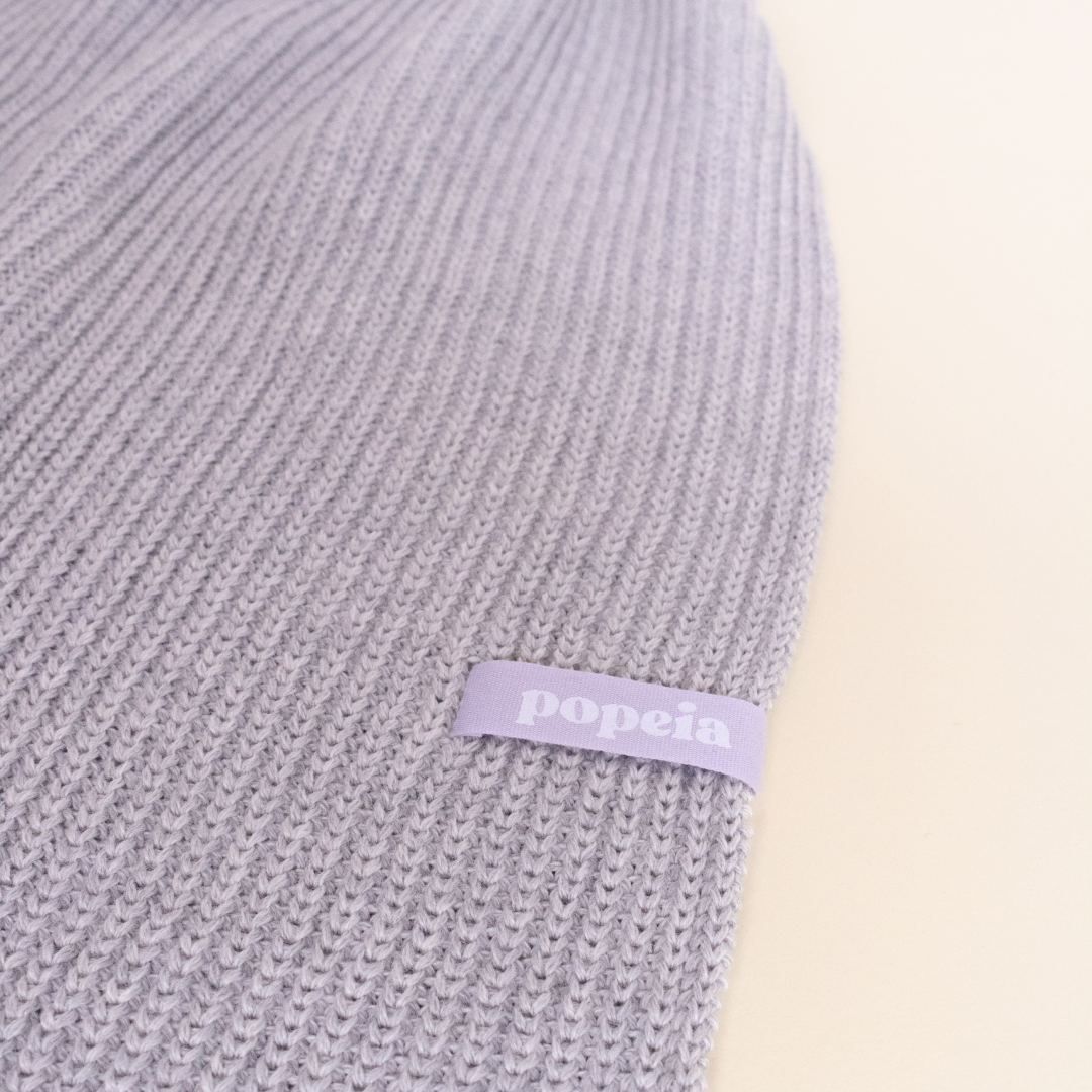 Merino Wool Scarf - Grey