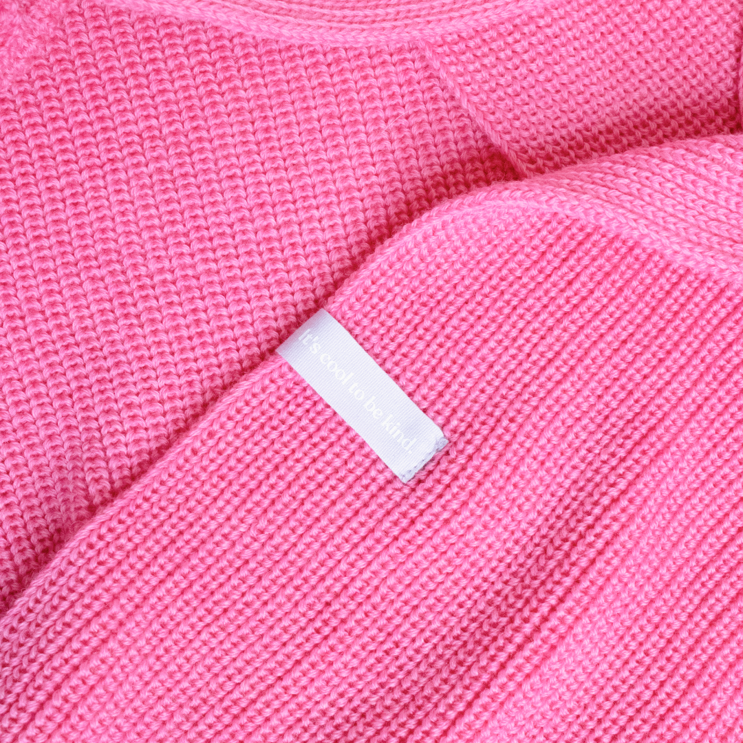 Merino Wool Scarf - Pink