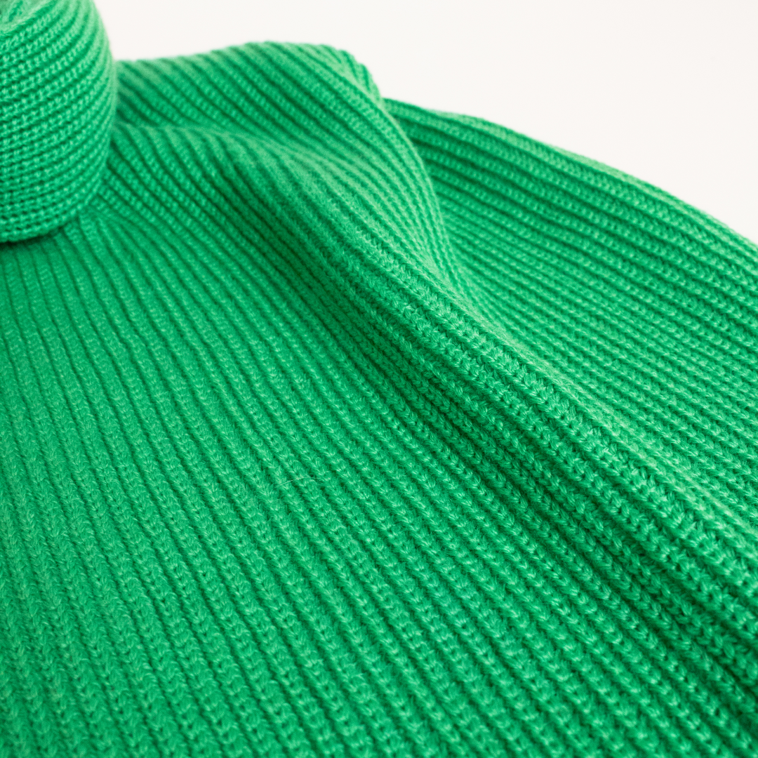 Merino Wool Scarf - Green