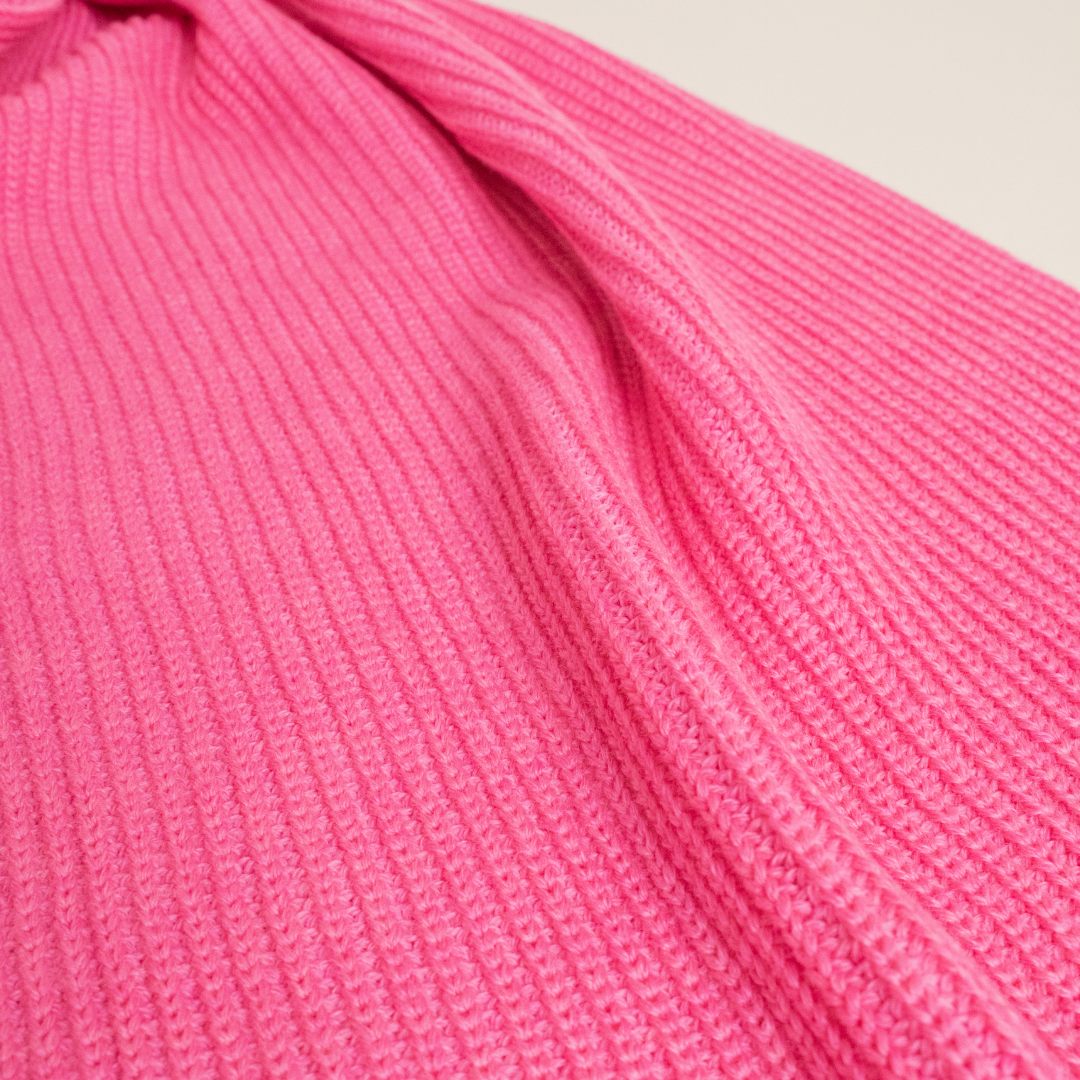 Schal aus Merinowolle - Pink
