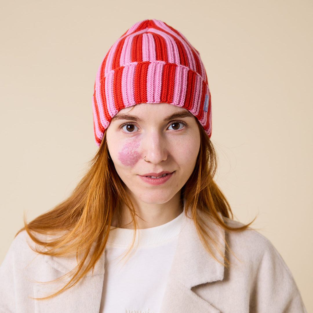 Special Beanie & Scarf Set - Red