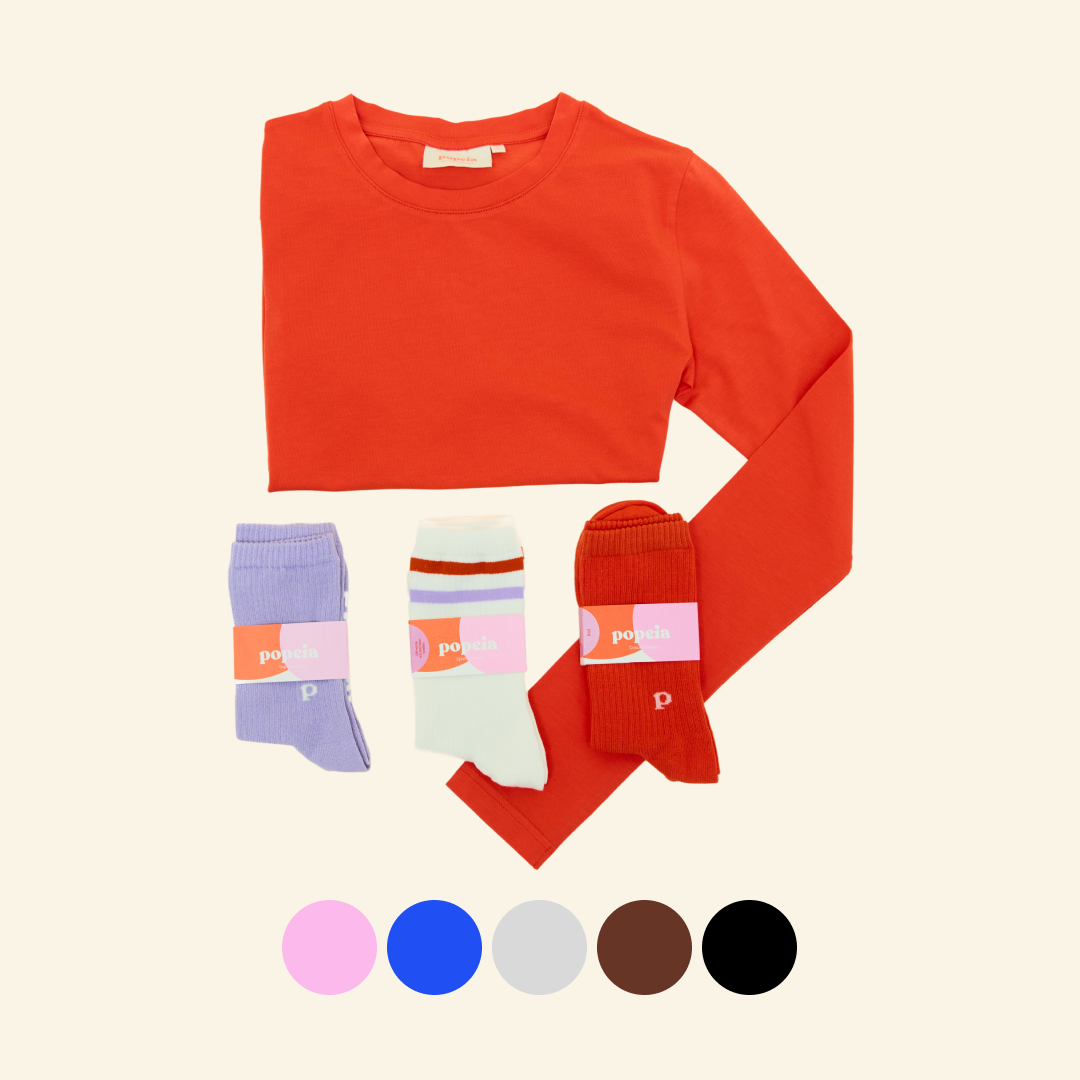 Mix & Match Tight Langarmshirt im Set