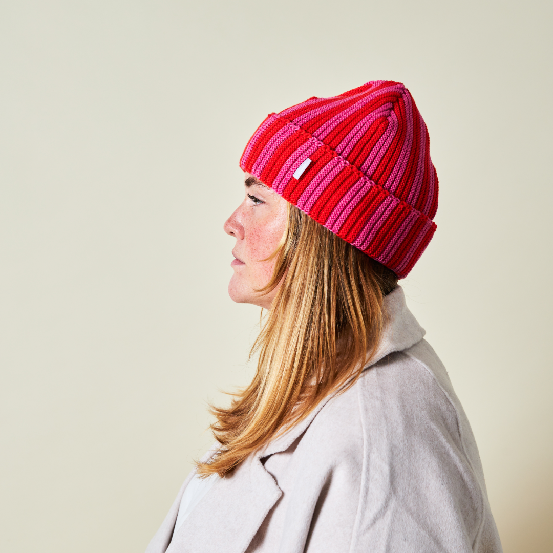 Special Beanie & Scarf Set - Red