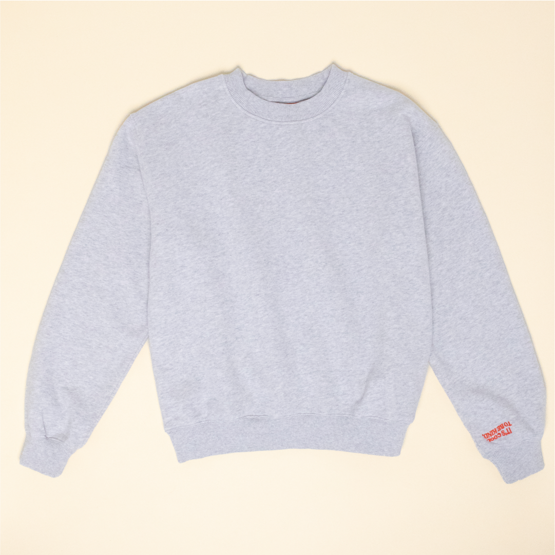 Kindness Sweater aus Bio-Baumwolle in Grau