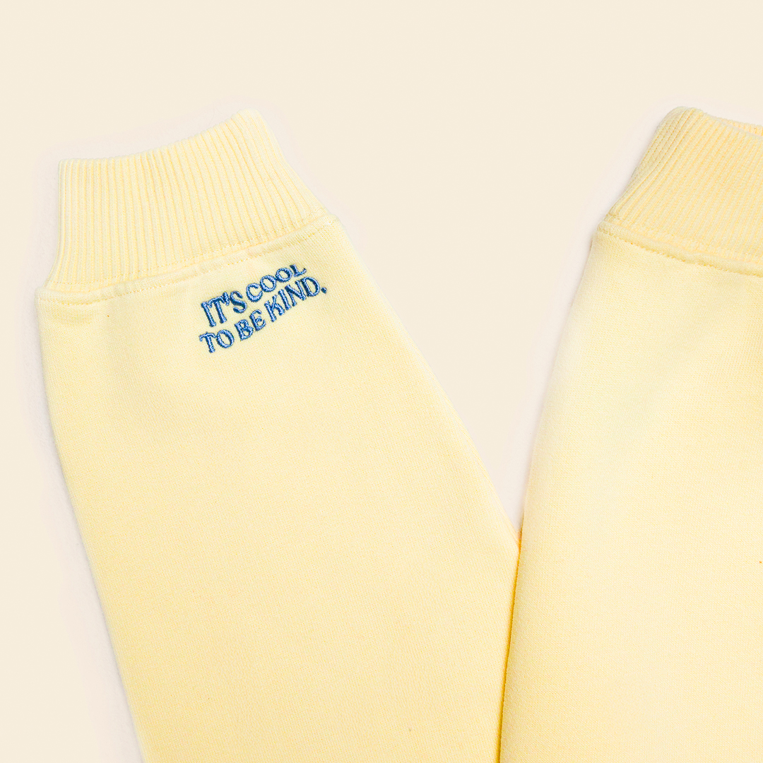 Kindness Sweater aus Bio-Baumwolle in Butter Yellow