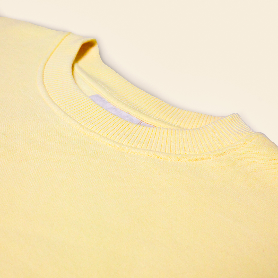 Kindness Sweater aus Bio-Baumwolle in Butter Yellow