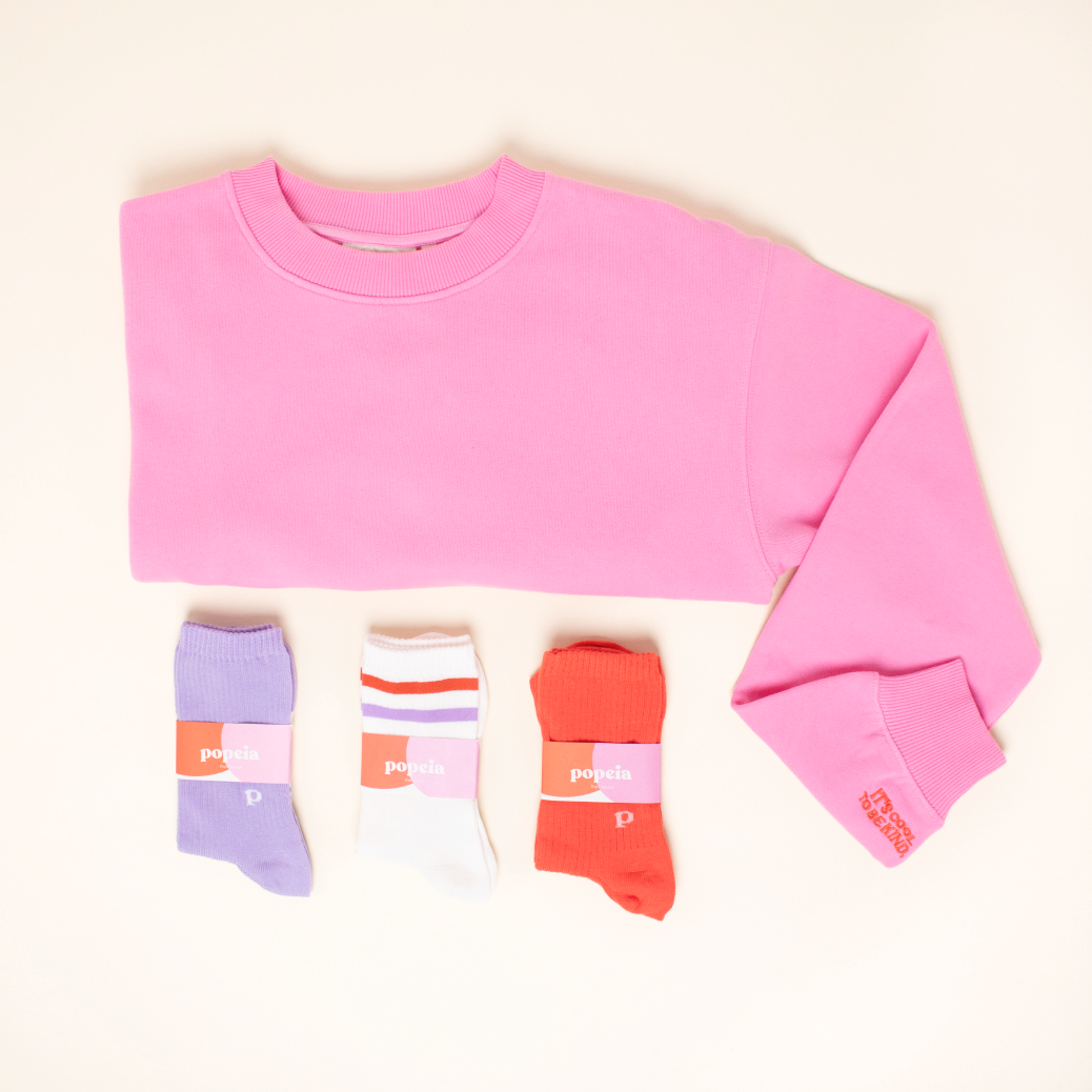 Kindness Sweater Set in Pink