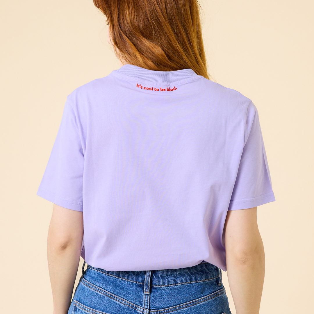 Organic Cotton T-Shirt in Lilac