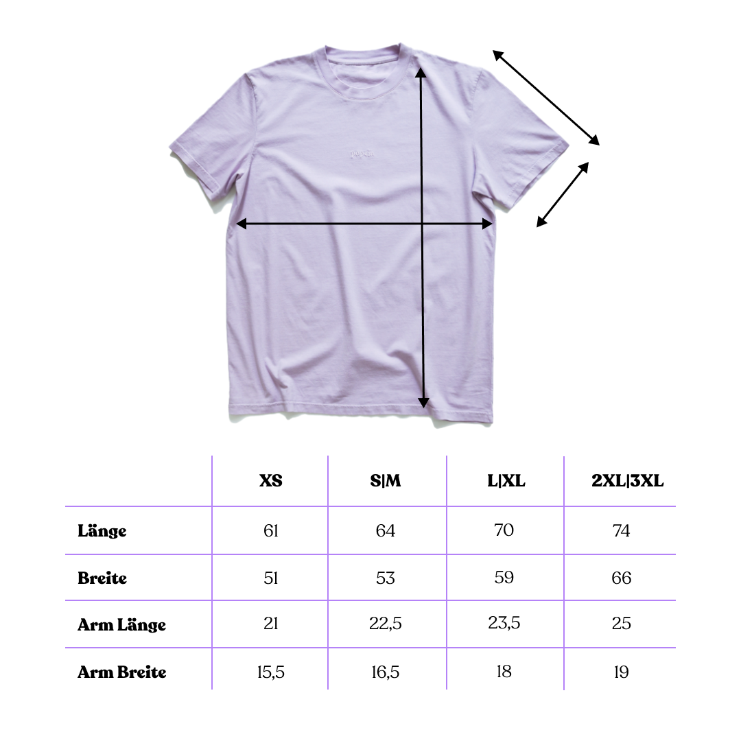 Organic Cotton T-Shirt in Lilac