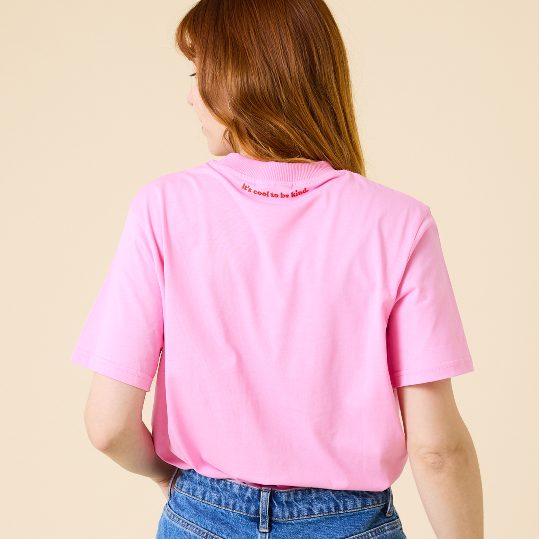 Organic Cotton T-Shirt in Pink