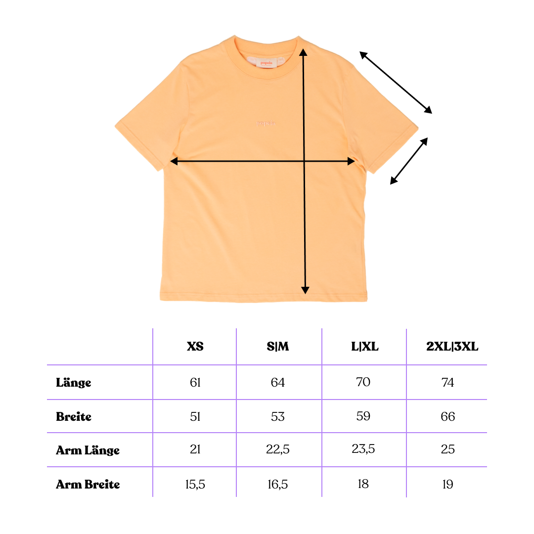 Organic Cotton T-Shirt in Apricot 