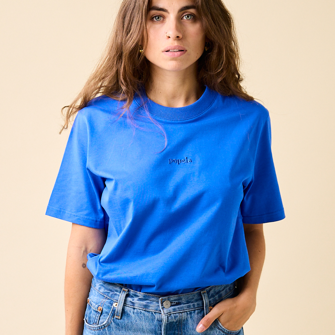 Organic Cotton T-Shirt in Royal Blue