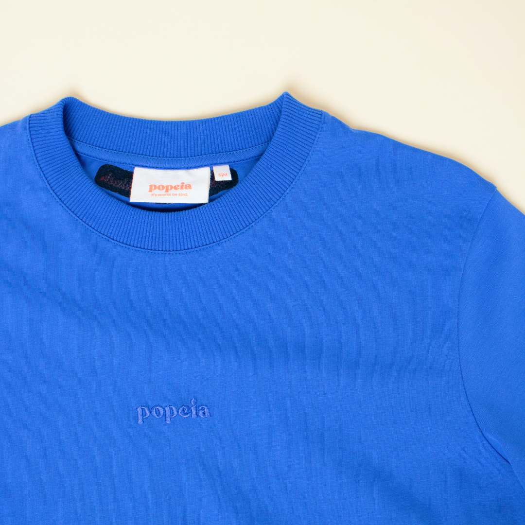 Organic Cotton T-Shirt in Royal Blue