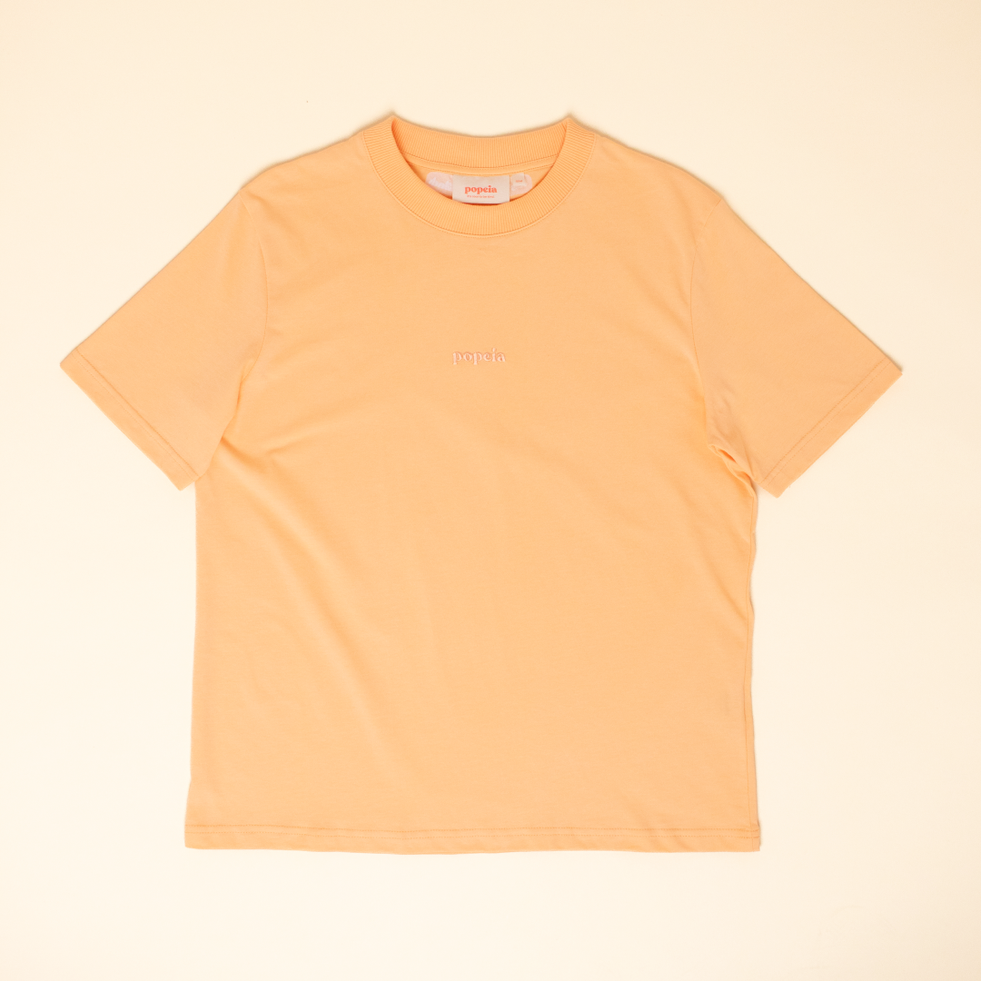 Organic Cotton T-Shirt in Apricot 