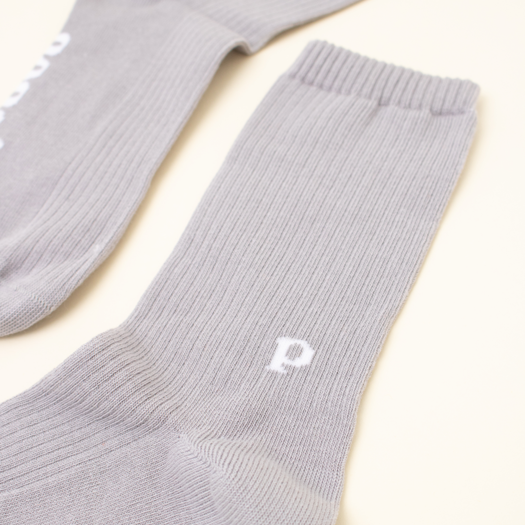 The Casual - Organic Cotton Socks in Grey