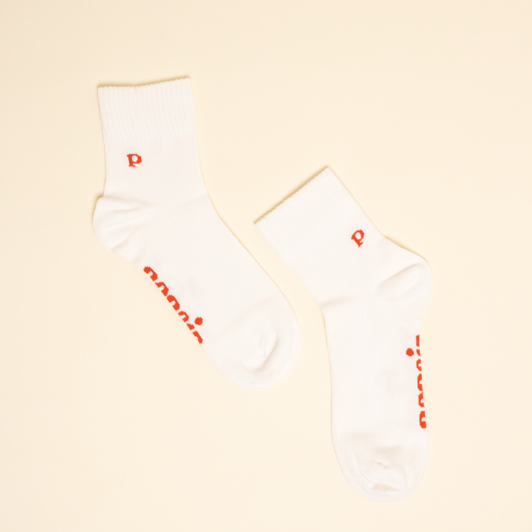 The Casual - Ankle Socken aus Bio-Baumwolle in Off-White