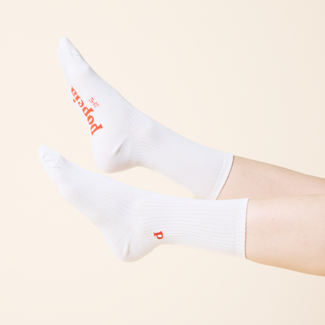 The Casual - Organic Cotton Socks in Off-White